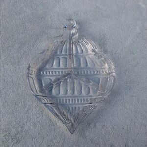 Robert Stanley Home Collection Crystal 15”x10.75x1.5” Snowflake Platter …